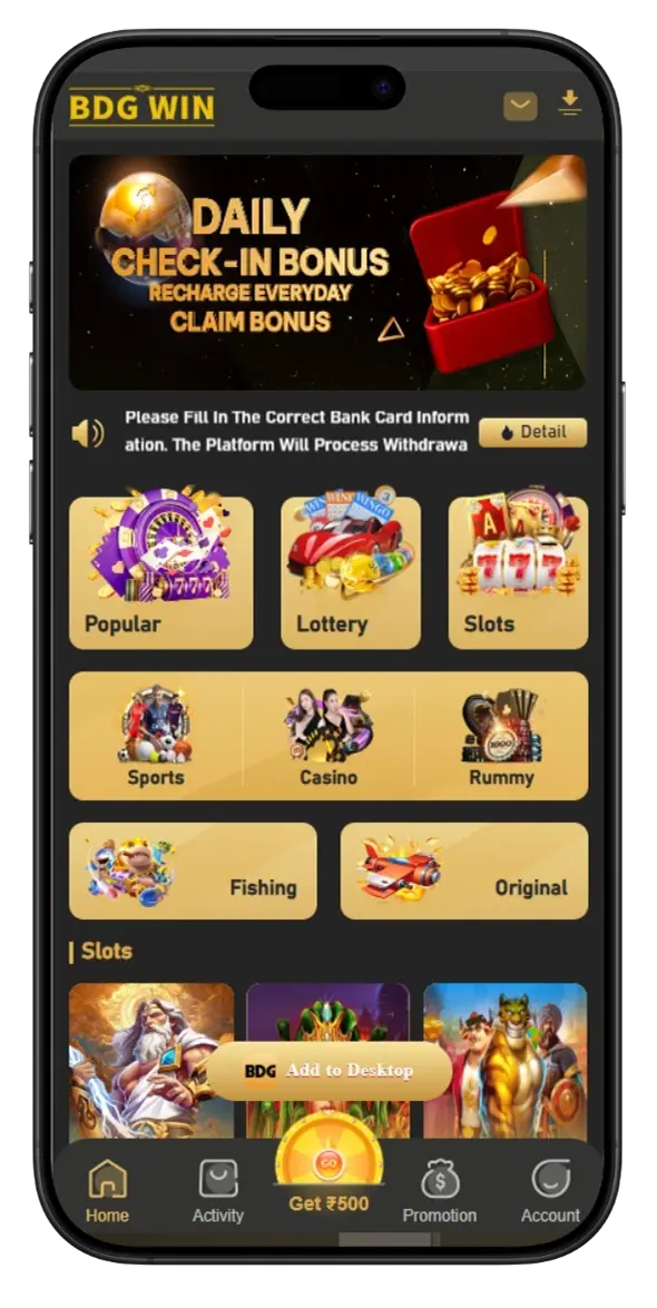 BDG Win APK Download